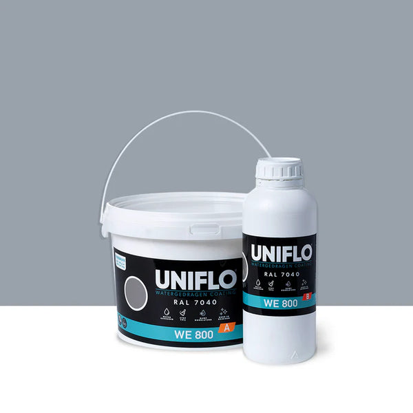 UNIFLO WE 800 Wasserbasiertes Epoxidharz | RAL 7040 | 5kg