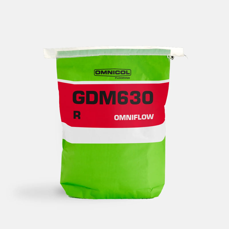 Omnicol GDM630R schnelltrocknender, selbstnivellierender Estrichmörtel 25 kg (15 mm-150 mm)
