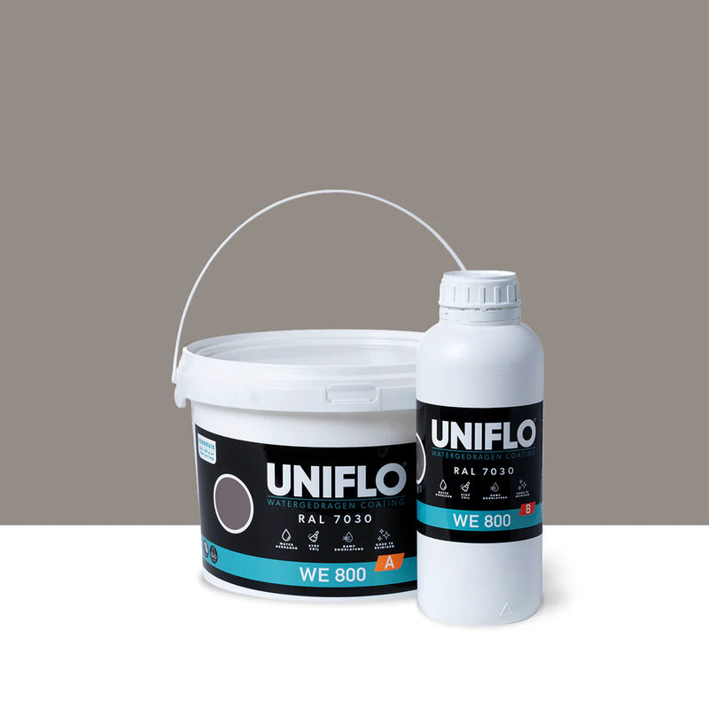 UNIFLO WE 800 Wasserbasiertes Epoxidharz | RAL 7030 | 5kg